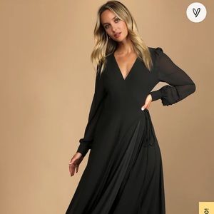Lulus black formal dress